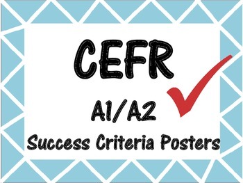 Preview of CEFR Success Criteria