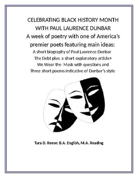 Preview of CELEBRATING BLACK HISTORY MONTH WITH PAUL LAURENCE DUNBAR