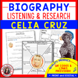 CELIA CRUZ Music Listening Activities and Biography Resear