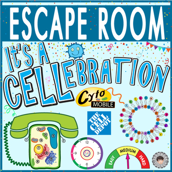 CELLS Escape Room ~It's a CELLebration Breakout~ Digital Locks ~BIOLOGY