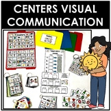 CENTERS TIME visual communication icons and pictures for school