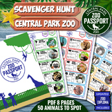 CENTRAL PARK ZOO  Game Passport Game - SCAVENGER HUNT - ZO
