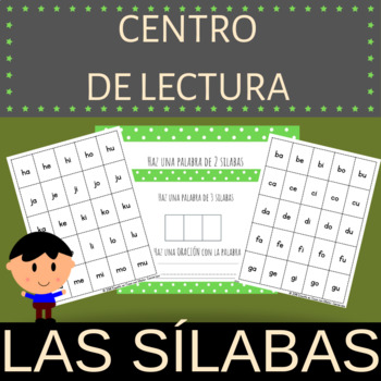 CENTRO DE LECTURA - LITERACY CENTER - LAS SÍLABAS SPANISH by Addo Educa