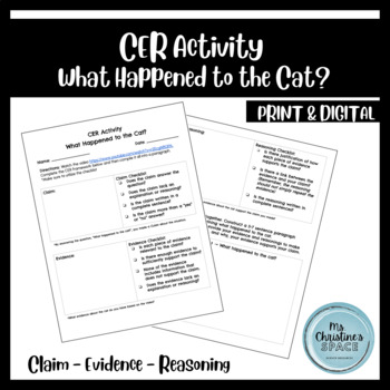 Preview of CER Activity: What Happened to the Cat?
