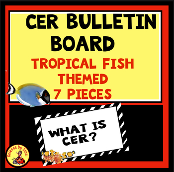 Preview of CER BULLETIN BOARD REFERENCE SET-Tropical Coral Fish Theme