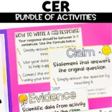 CER Claim Evidence and Reasoning Unit 