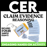 CER Claim Evidence Reasoning Activity Short Constructed Re