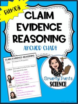 Preview of CER Claim Evidence Reasoning Anchor Chart & Student Checklist EDITABLE