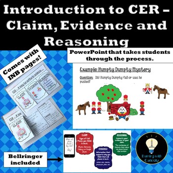 Preview of CER - Claim Evidence Reasoning Introduction Humpty Dumpty Mystery