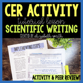 CER Activity Claim, Evidence, Reasoning Lesson for Science