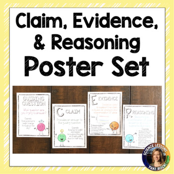 Preview of CER- Claim Evidence Reasoning Posters