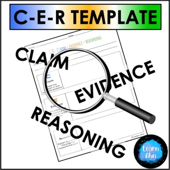 Preview of CER (Claim - Evidence - Reasoning) Graphic Organizer ⭐ NGSS