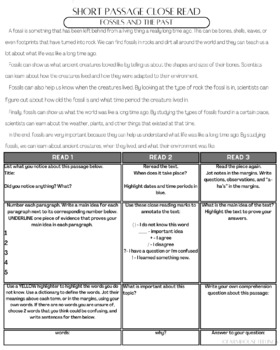 CER (Claim-evidence-reasoning) nonfiction reading comprehension & Close ...