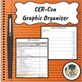 CER-Con Argumentative Writing Graphic Organizer Distance Learning