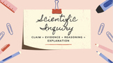 CER Scientific Inquiry Presentation and Practice, *EDITABLE*