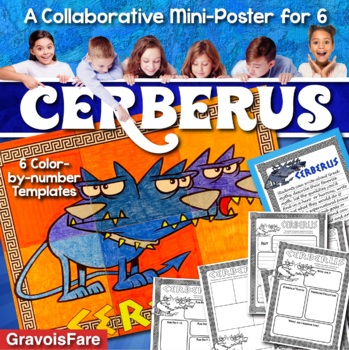 Preview of CERBERUS — Greek Mythology Mini-Poster Project and Graphic Organizers Activity