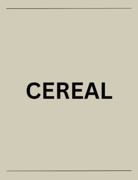 Preview of CEREAL
