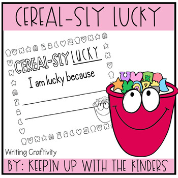 Preview of CEREAL-SLY LUCKY! Lucky Charms Writing Craft |