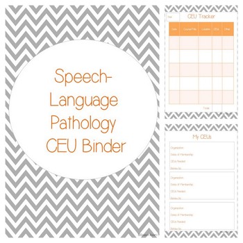 Preview of CEU Binder {Freebie} For Teachers, SLP, OT, PT, IS, SLPA