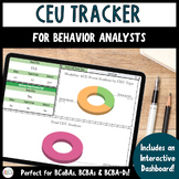 CEU Tracker for Behavior Analysts | BCaBA, BCBA, BCBA-D