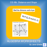 CG IIIb. Distance and Slope