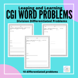 CGI: Differentiated Division Word Problems 
