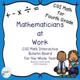 CGI Math Interactive Bulletin Board Fourth Grade