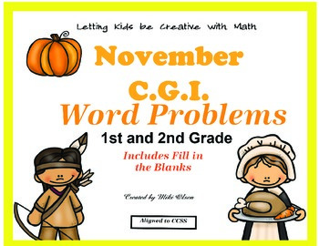 Preview of C.G.I Common Core Math November