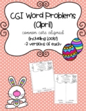 CGI Word Problems (April) Common Core Aligned (including tools)