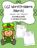 CGI Word Problems (March) Common Core Aligned (including tools)