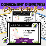 CH Digraphs Roll & Read Words/Sentences |Phonics Games| Di