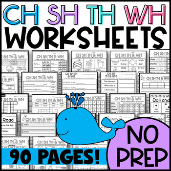 ch sh th wh digraphs worksheets sorts cloze and more