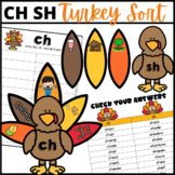 CH and SH Digraph Thanksgiving Turkey Sort