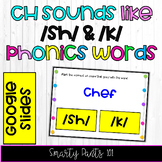 CH makes the /sh/ and /k/ Sound - Google Slides - Phonics 