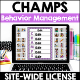 CHAMPS Classroom Behavior Management Editable Signs - SITE