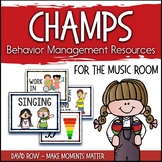 CHAMPS Behavior Management Posters for the MUSIC room (PBIS)