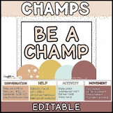 CHAMPS | CHAMPS Posters | Classroom management | Modern Ne