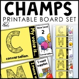 CHAMPS Classroom Management Posters for Back to School