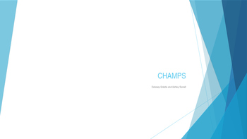 Preview of CHAMPS Classroom Strategy PowerPoint