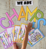 CHAMPS EDITABLE POSTERS | Classroom Rules Expectations
