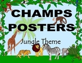 CHAMPS Posters Jungle Theme (2 Background Colors)