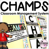 CHAMPS Classroom Management System Posters | EDITABLE