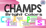 CHAMPS Posters- Bright Colors