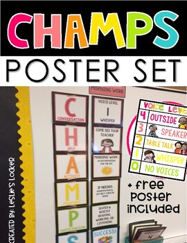 Preview of CHAMPS Posters (Bulletin Board Set)