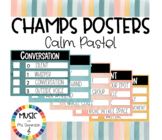 CHAMPS Posters Calm Pastel- for the Music Class