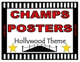 CHAMPS Posters Hollywood Theme
