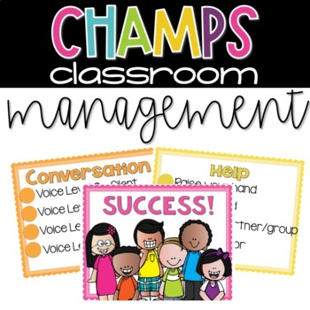 Preview of CHAMPs Classroom Management Posters