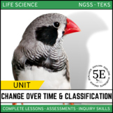 CHANGE OVER TIME AND CLASSIFICATION  UNIT - 5E Model