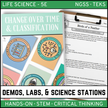 Preview of Change Over Time & Classification - Demos, Labs, and Science Stations
