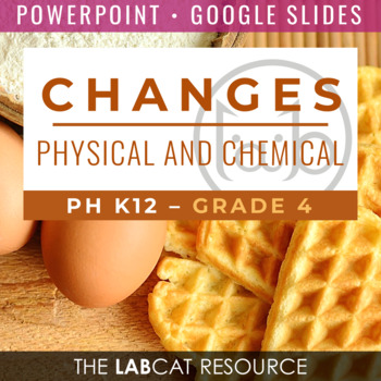 Preview of CHANGES IN MATTER: Physical and Chemical | PPT - Google Slides